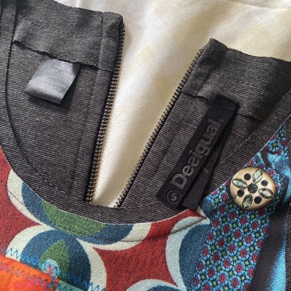 Desigual Mini Colorful Summer Dress - Picture 5 of 8